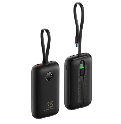 POWER BANK USB 10000MAH PD35W/K1 W1188 BLACK W1188BLK VEGER