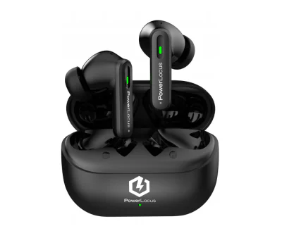 PowerLocus Casti True Wireless Bluetooth Fit ANC Black