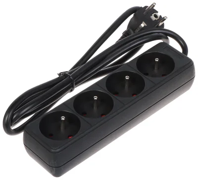 Prelungitor BLOW PR-1.5M-4G/B, 4 prize, 1,3 m, negru