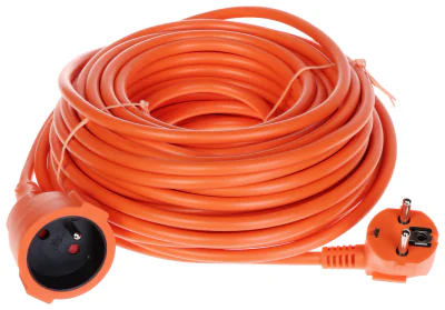 Prelungitor cu împământare BLOW PS-3X1.5-20M/ORANGE, 3 x 1,5 mm², 20 m, portocaliu