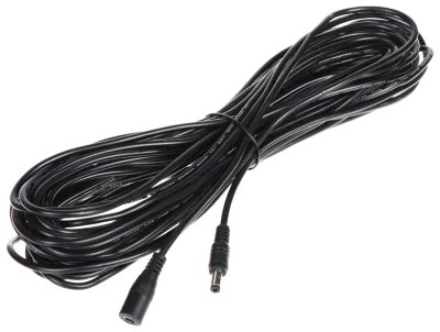 Prelungitor de alimentare AKSOTRONIK DC-2.1/5.5-WG-10M, mufă 2,1/5,5 mm, 10 m
