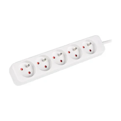 Prelungitor Lanberg 5 prize, cablu din cupru de calitate superioară, 1,5 metri, alb