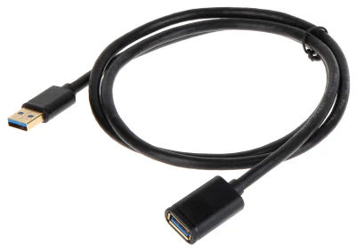Prelungitor USB 3.0 UNITEK Y-C457GBK, USB-A tată - USB-A mamă, 1 m