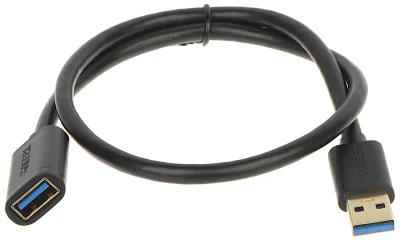 Prelungitor USB UNITEK Y-C456GBK, USB-A tată - USB-A mamă, 0,5 m