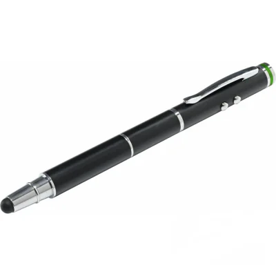 PRESENTER Leitz Stylus 4 in 1, wireless, laser pt. touchscreen, baterii AAAA x3, negru, "64140095"