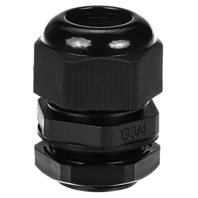Presetupă G3/4-BLACK, IP68, 3/4"