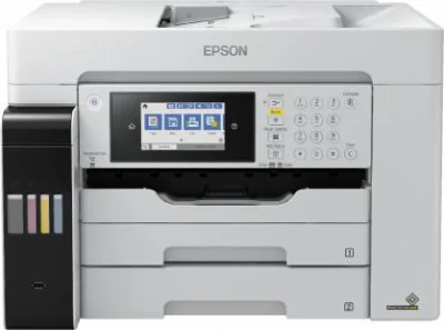 Multifunctional Epson EcoTank Pro L15180,Tehnologie printare: Inkjet,(Printare, Scanare, Copiere, Fax), Dimensiune: A3, 4 culori, FPO: 5.5 sec, Viteza printare: 25ppm Alb-negru si color, Duplex, Rezolutie printare: 4800 x 1200 DPI, ADF: 50 pagini, Ca