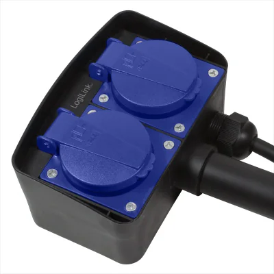 Priză de exterior LOGILINK LPS214, 2 metri, IP44