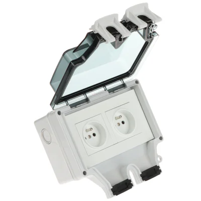 Priză dublă aparentă ATLO ATLO-S2IP6, IP66