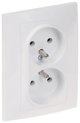 Priză dublă Elektro-Plast SANTRA/4135-00/EPN, 230 V, 16 A