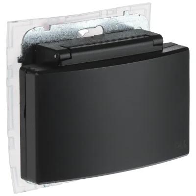 Priză dublă Elektro-Plast SANTRA/4145-19/EPN, 230 V, 16 A, IP44
