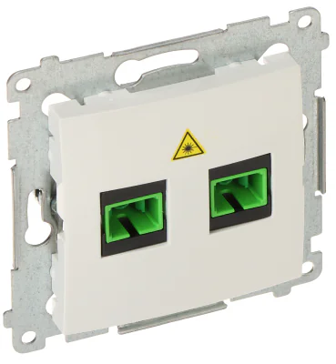 Priză dublă pentru fibră optică KONTAKT SIMON DGS2.01/11-SIMON54, 2 x SC-APC