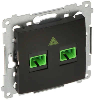 Priză dublă pentru fibră optică KONTAKT SIMON DGS2.01/49-SIMON54, 2 x SC-APC