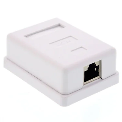 Priza FTP simpla aplicata cat.5e - EMTEX, "EMT-FTP5E-1P-PT"