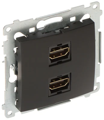 Priză HDMI dublă KONTAKT SIMON DGHDMI2.01/49-SIMON54