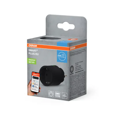 Priza inteligenta Osram SMART+ Matter over WiFi (2.4 GHz), 10A, 2300W, IP20 ,compatibila Amazon Alexa, Google Home, Apple Home, Samsung SmartThings si alte platforme compatibile Matter