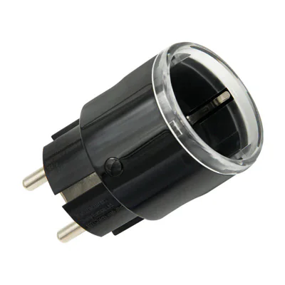 Priză inteligentă Shelly Plug S MTR Gen3 (negru)
