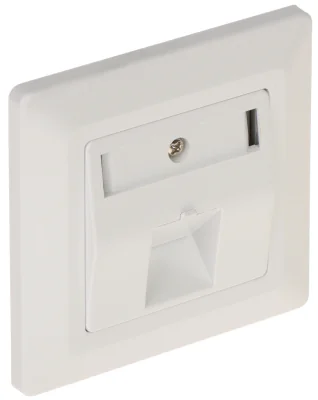 Priză Keystone SOLARIX FX-SX9-1, 1 modul Keystone, doză Ø 60 mm