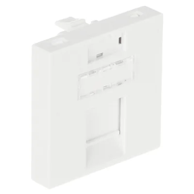 Priză Keystone SOLARIX SXF-M-1-45-WH-P, 1 modul Keystone