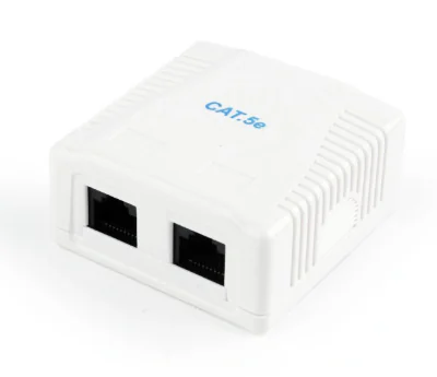GEMBIRD NCAC-2U5E-01 CAT5E UTP 2-port surface mount box