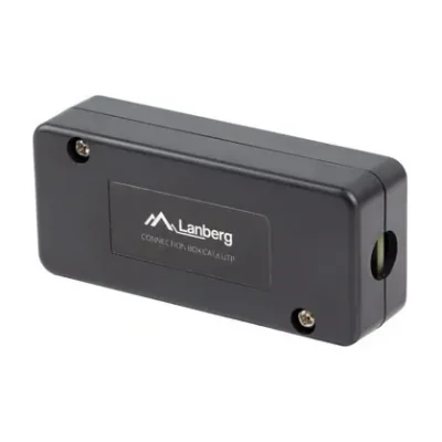 Priză RJ45 Lanberg Cat.6 U/UTP, conector LSA, carcasă ABS neagră