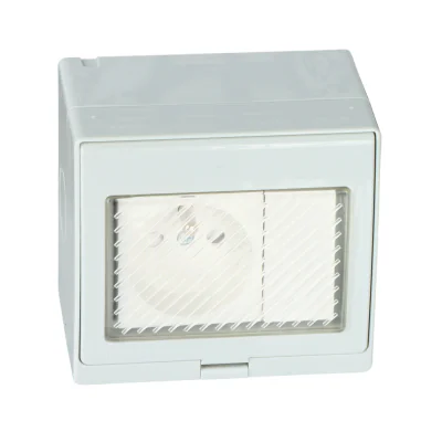 Priză simplă aparentă cu întrerupător ATLO ATLO-S1IP5-SW, 220-240 V, 10 A