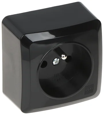 Priză simplă aparentă Elektro-Plast BERG/3733-09/EPN, 250 V, 16 A