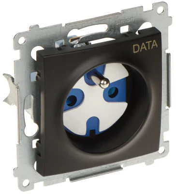 Priză simplă de date (DATA) cu element de acces KONTAKT SIMON DGD1.01/49-SIMON54, 250 V, 16 A
