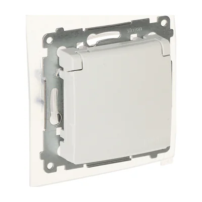 Priză simplă KONTAKT SIMON DGZ1BZ.01/11-SIMON54, 250 V, 16 A, IP44