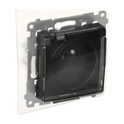 Priză simplă KONTAKT SIMON DGZ1BZ.01/49A-SIMON54, 250 V, 16 A, IP44