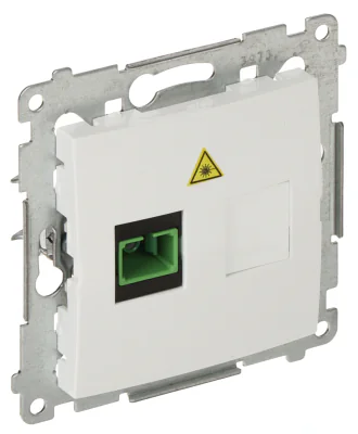 Priză simplă pentru fibră optică KONTAKT SIMON DGS1.01/11-SIMON54, 1 x SC-APC