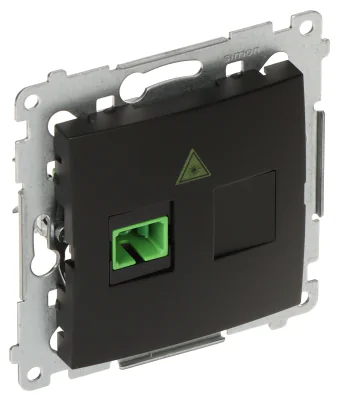 Priză simplă pentru fibră optică KONTAKT SIMON DGS1.01/49-SIMON54, 1 x SC-APC