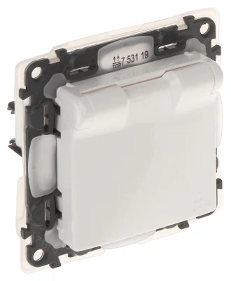 Priză simplă Schuko LEGRAND LE-753119, seria Valena Life, 230 V, 16 A, IP44