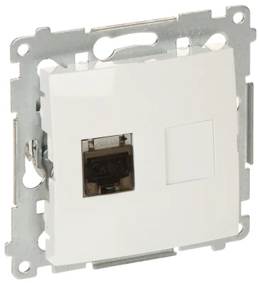 Priză terminală RJ-45 KONTAKT SIMON D61E.01/11-SIMON54, încastrată