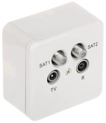 Priză terminală TV-SAT SIGNAL GAR-SAT/2F-SIG, montaj îngropat sau aparent