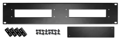 Shuttle PRM01 - 2U rack mount front plate for two 1.3-litre XPC slim PCs, Black
