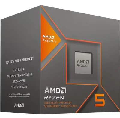 Procesor AMD Ryzen 5 8600G, 4.3Ghz, AM5, AMD Radeon 760M, Tray