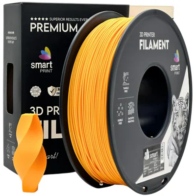 PROF. LAB 3D FILAMENT 1KG PLA+ ORANGE, Diametru: 1.75mm, Greutate: 1kg, Temperatura duza: 200C – 220C, temperatura platforma printare: 50C – 60C, culoare: Orange, PLA+ este o versiune revizuita a PLA standard, mai durabil, mai putin casant, rezistent