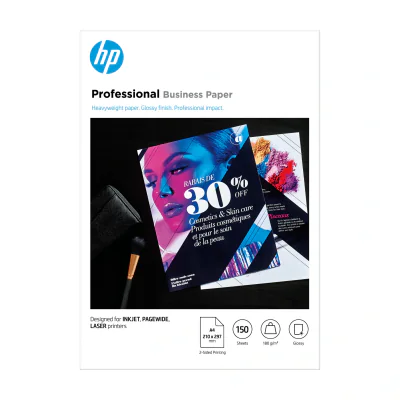Professional Business Paper Glossy 180 g/m2 A4 (210 x 297 mm) 150 sheets, White