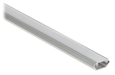 Profil cu capac pentru benzi LED MW Lighting PR-LED/CA/2M, montaj în colț, argintiu