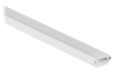 Profil cu capac pentru benzi LED MW Lighting PR-LED/CW/2M, montaj în colț, alb