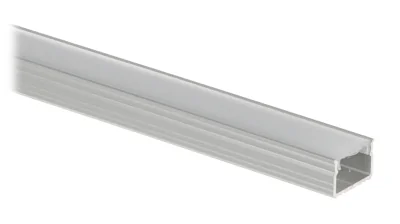 Profil cu capac pentru benzi LED MW Lighting PR-LED/SA2/2M, montaj aparent, argintiu