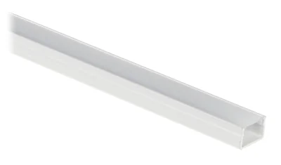 Profil cu capac pentru benzi LED MW Lighting PR-LED/SW2/2M, montaj aparent, alb