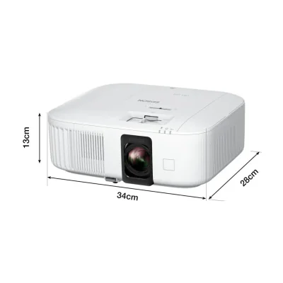 Proiector Epson EH-TW6250, 3LCD, 2.800 lumeni, 4k PRO UHD, 16:9, 35.000:1, lampa 4.500 ore/ 7.500 ore ecomode, corectie ± 30, zoom 1.62, dimensiune maxima imagine 500", USB 2.0 Type B (Service Only), Wireless LAN IEEE 802.11a/b/g/n/ac, Jack plug out,