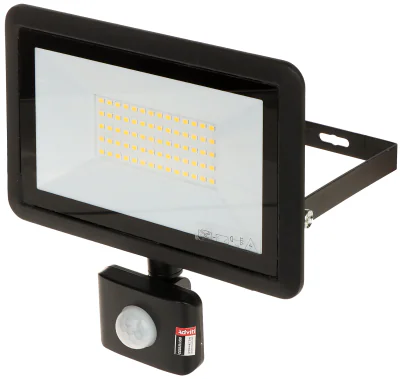 Proiector LED cu senzor de mișcare ADVITI AD-NL-6255BLR4, 50 W, 4000 lm, 4000 K