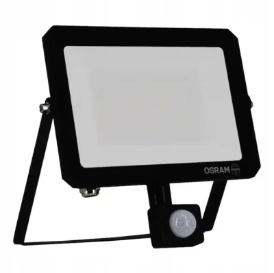 Proiector LED cu senzor de miscare si lumina Osram LUX, 50W, 220-240V, 4500 lm, lumina neutra (4000K), IP65, Negru