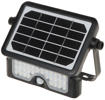 Proiector LED solar cu senzor de mișcare ORNO AD-SL-6108BLR4, 500 lm
