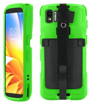 PROTECH CASE SAFETY GREEN +HDSP/TC22 TC27 PANTONE 302C SOFT BAG