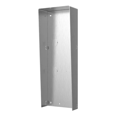 Protectie ploaie pentru 3 module de videointerfon Hikvision DS-KABD8003- RS3/S, material otel inoxidabil, montaj aplicat, dimensiuni: 116.4 × 325.8 × 58 mm, greutate: 702.3 g