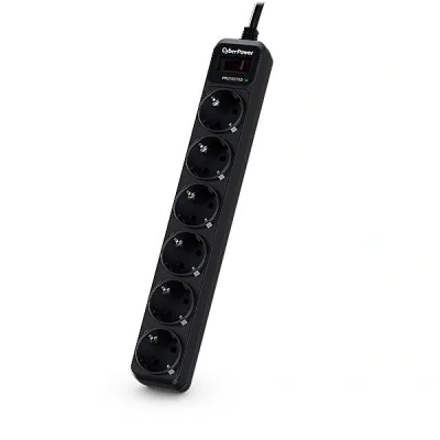 CYBERPOWER ESSENTIAL B0620SC0-DE 6-Out Surge 350J Max. 6000V - 7500A EPP 25.000 Euro Switch